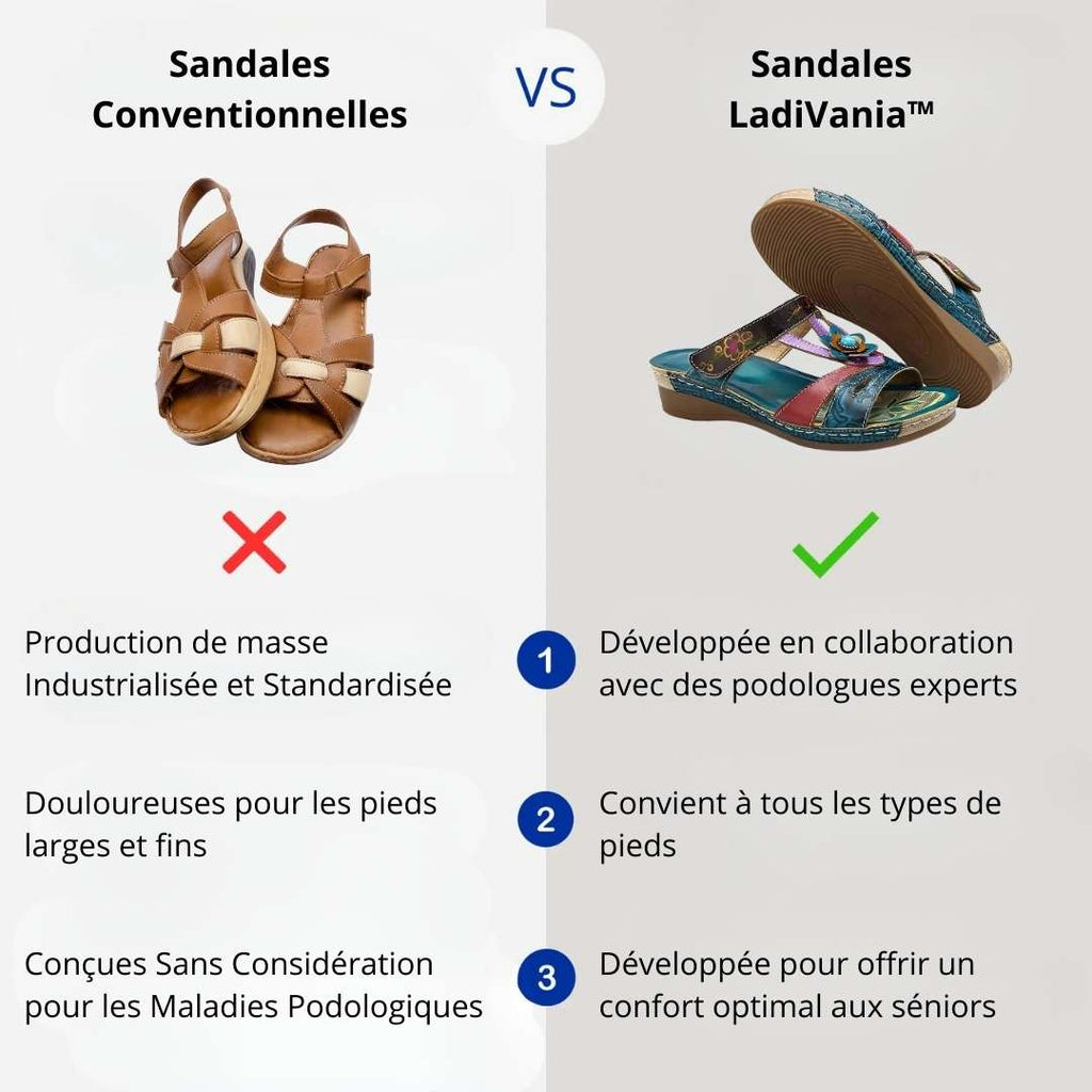 Sandalias cómodas y a la moda LadiVania