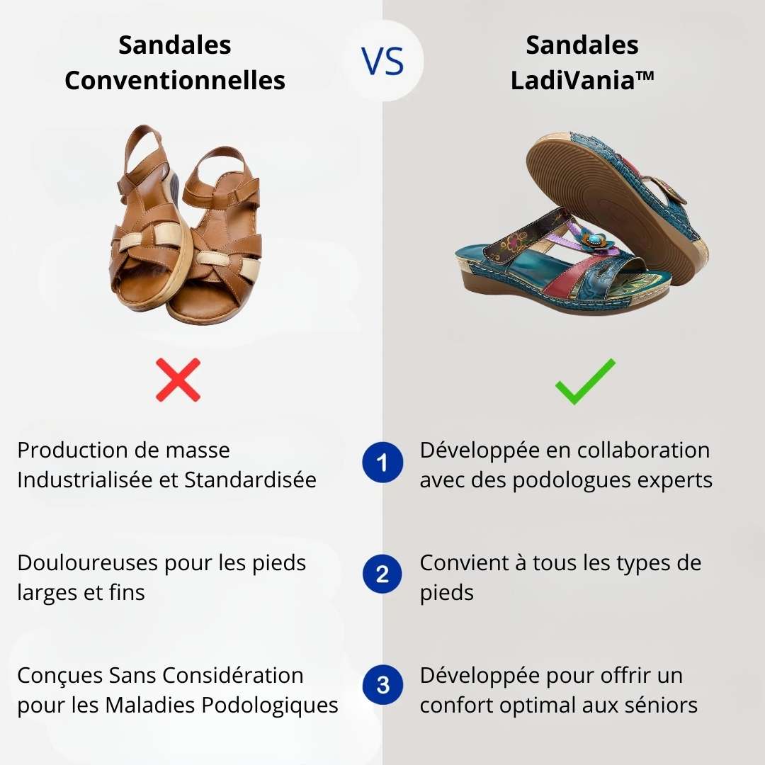 Sandalias cómodas y a la moda LadiVania