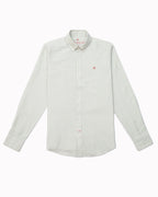 Olive Striped Oxford Shirt