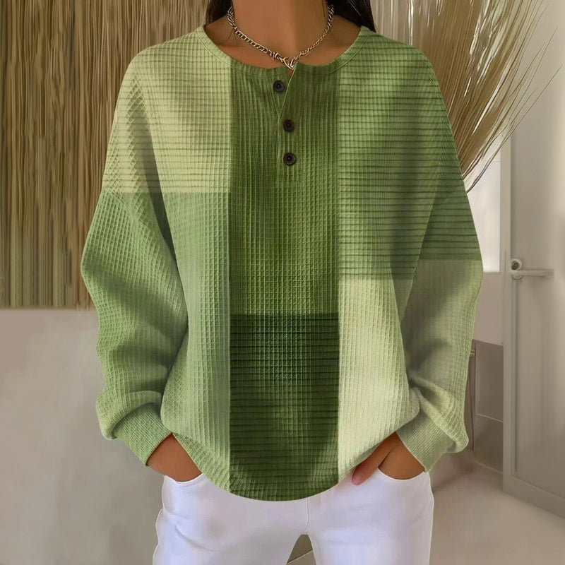 Vintage Bluza z Kolorowymi Blokami