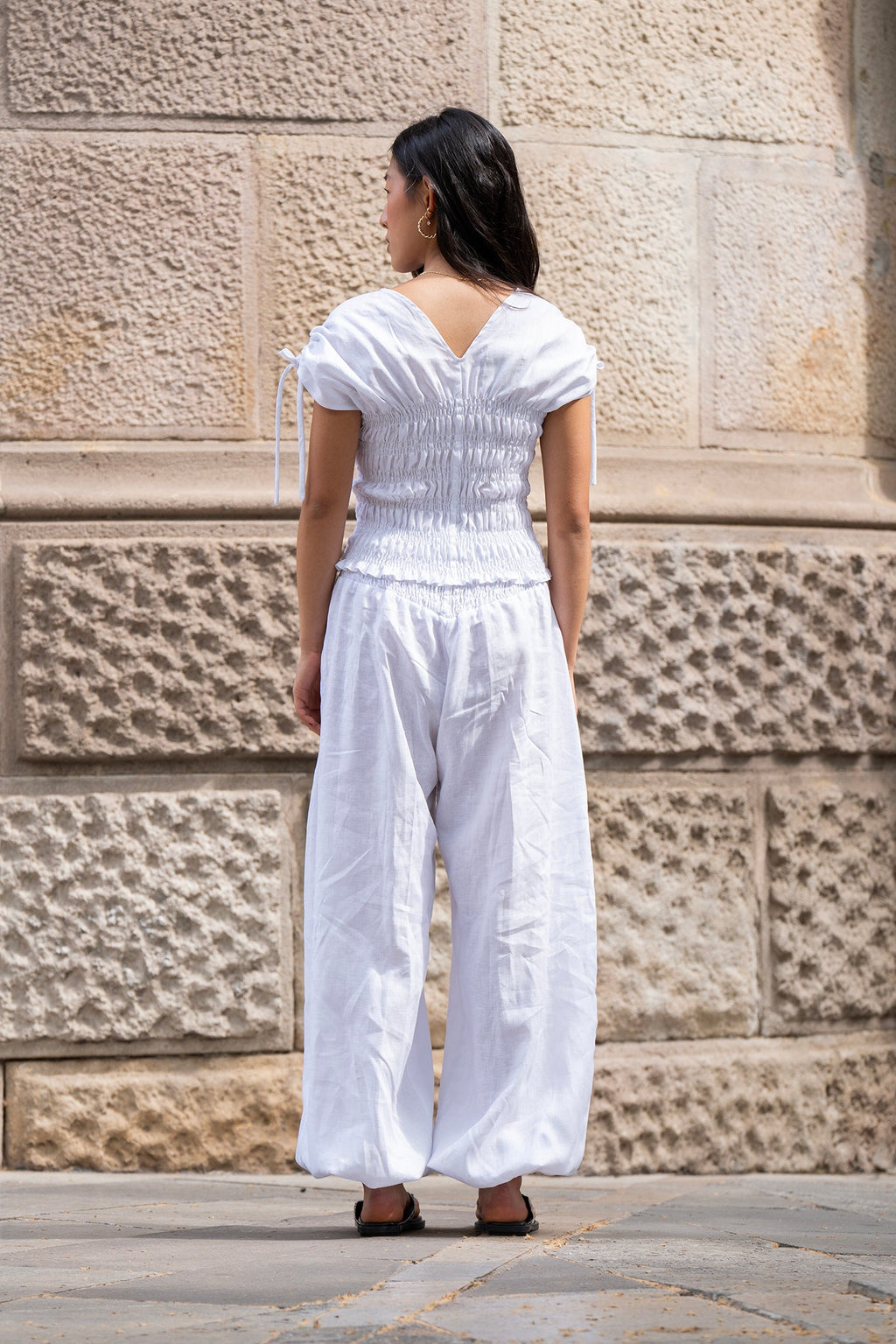 Top Ren Blanco (100% Linen)