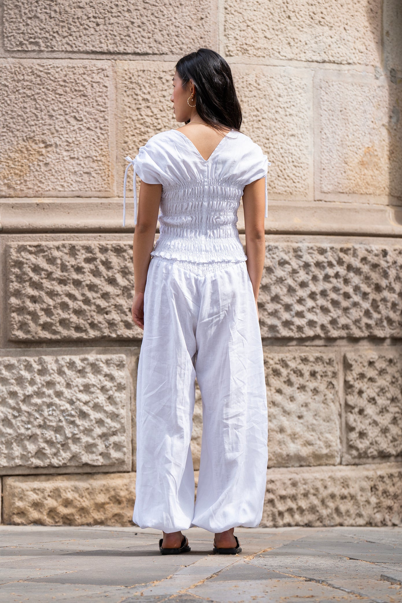 Top Ren Blanco (100% Linen)
