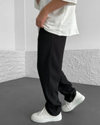 RAÉL | Pantalones de Canalé de Lujo con Corte Relajado