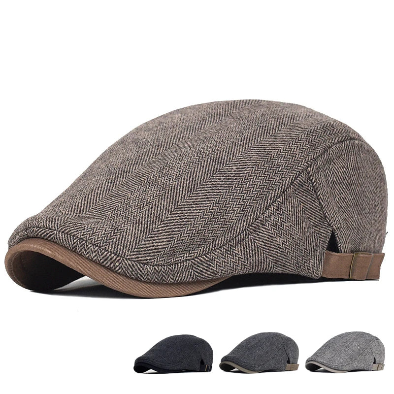 LAURENT MONACO | Gorra con Patrón Chevron para Hombre