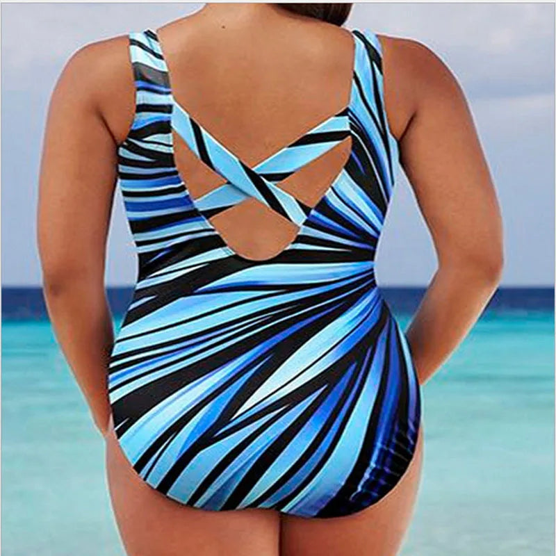 Lina | Monokini a rayas con push-up para un look femenino y veraniego