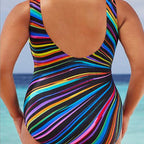 Lina | Monokini a rayas con push-up para un look femenino y veraniego