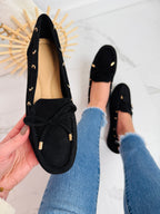 Farra Black Moccasins