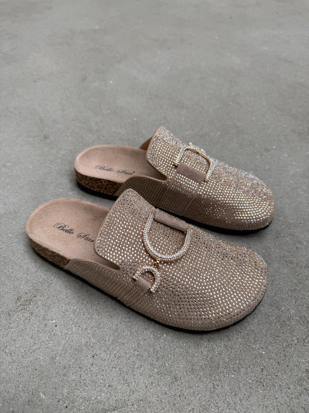 Chic khaki mokasyny wsuwane