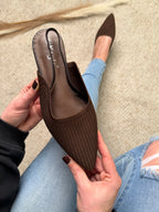 Denise brązowe buty wsuwane