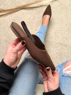 Denise brązowe buty wsuwane