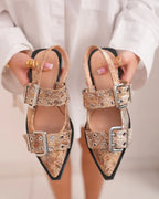 Maartje wsuwane buty w nadruk