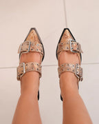 Maartje wsuwane buty w nadruk