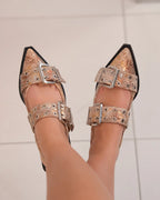 Maartje wsuwane buty w nadruk