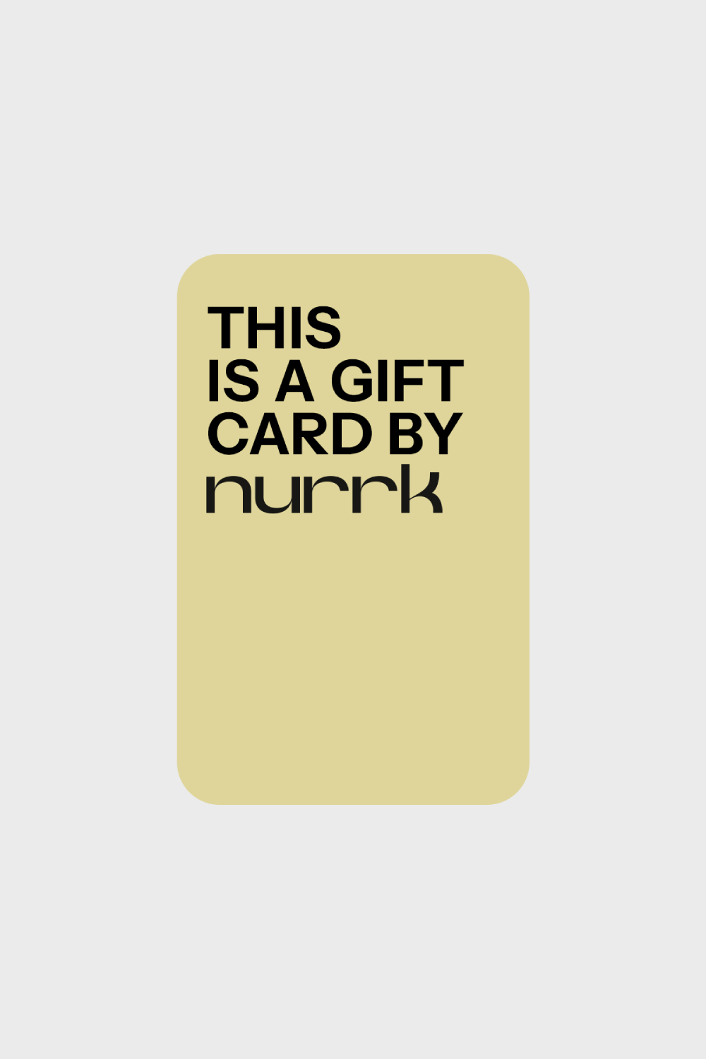 TARJETA REGALO