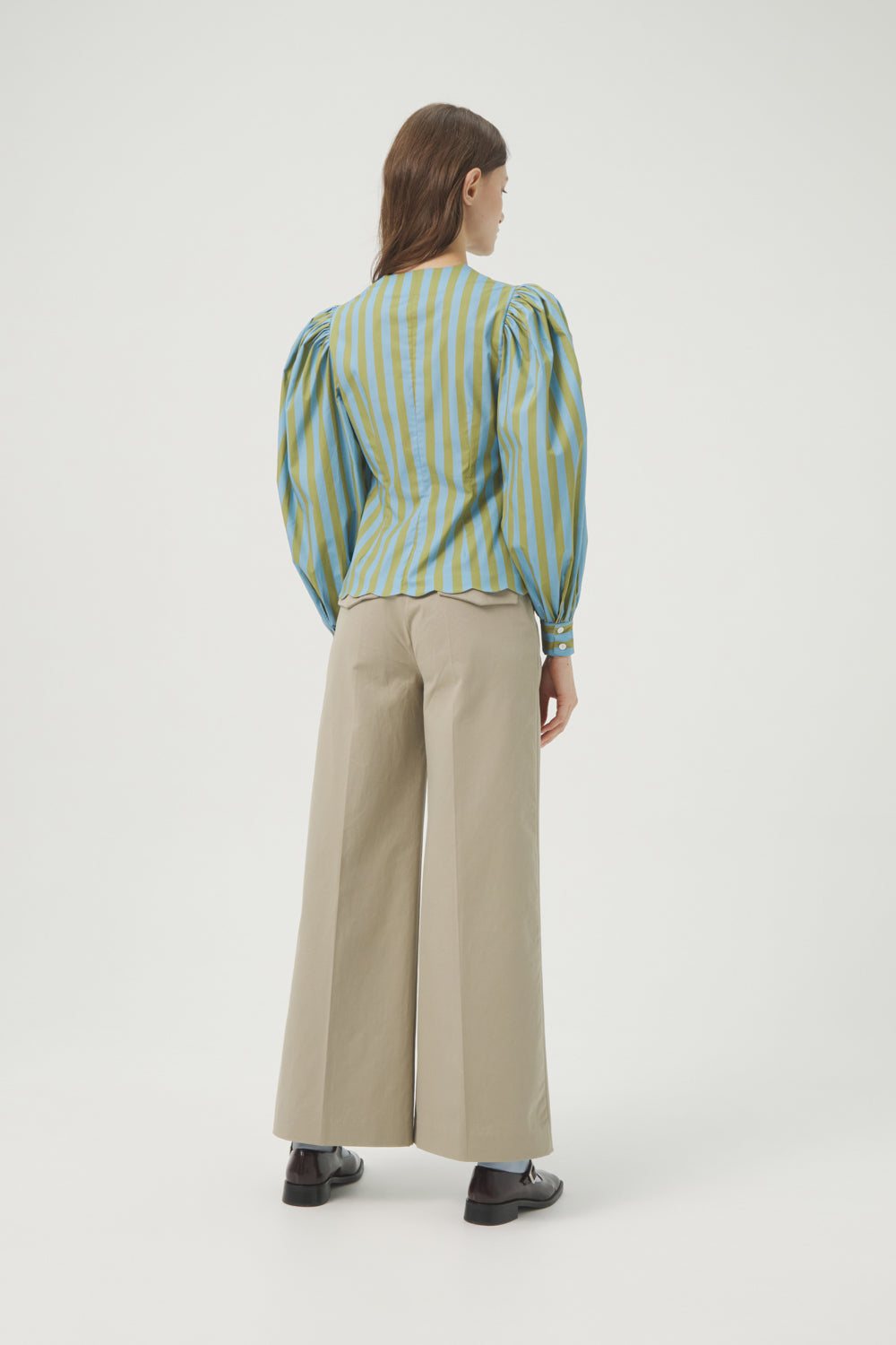 CAMISA LE COQ STRIPES BLEU