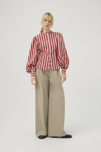 CAMISA LE COQ STRIPES ROSE