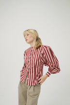 CAMISA LE COQ STRIPES ROSE