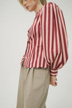 CAMISA LE COQ STRIPES ROSE