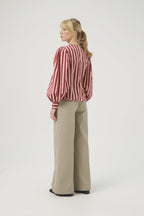 CAMISA LE COQ STRIPES ROSE