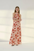 NUEVO VESTIDO FLORAL LARGO MANILA