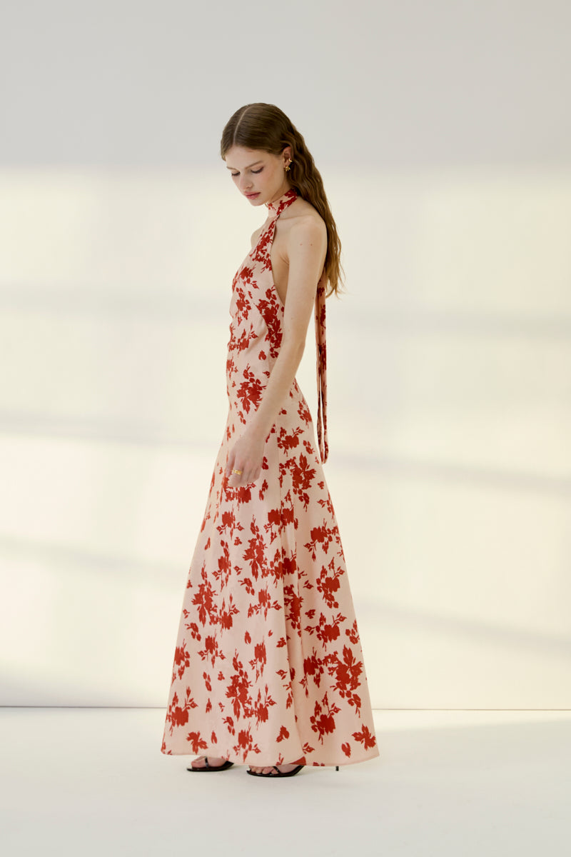 NUEVO VESTIDO FLORAL LARGO MANILA