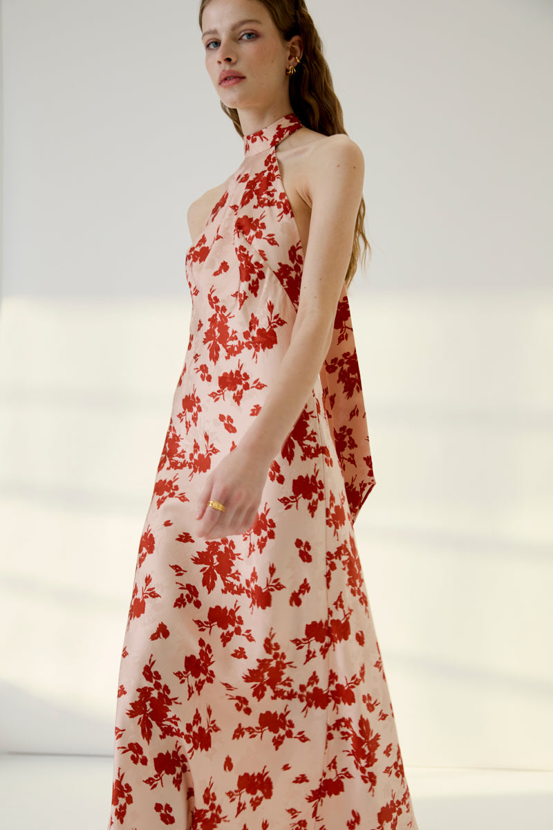 NUEVO VESTIDO FLORAL LARGO MANILA