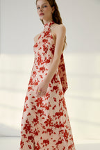 NUEVO VESTIDO FLORAL LARGO MANILA