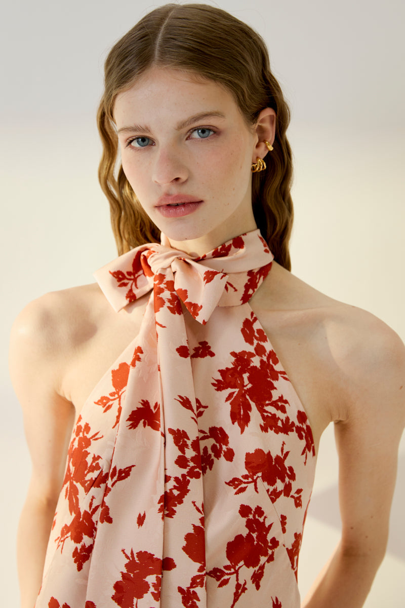 NUEVO VESTIDO FLORAL LARGO MANILA