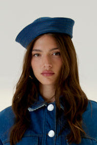 SOMBRERO PILLBOX DENIM