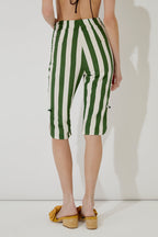 PANTALÓN CAPRI RAYAS