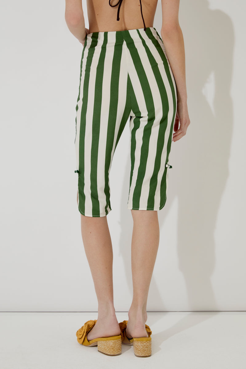 PANTALÓN CAPRI RAYAS