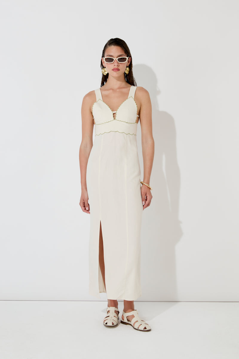 VESTIDO BORDADO ONDAS
