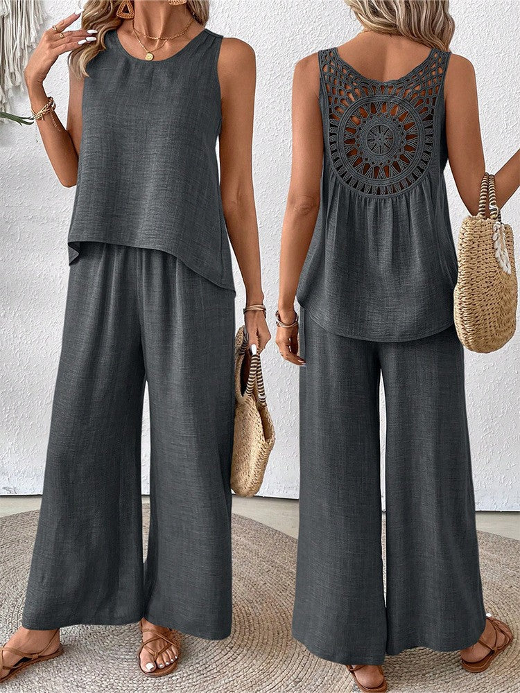 Marina™ | Conjunto Verano Fluido con Detalles Elegantes
