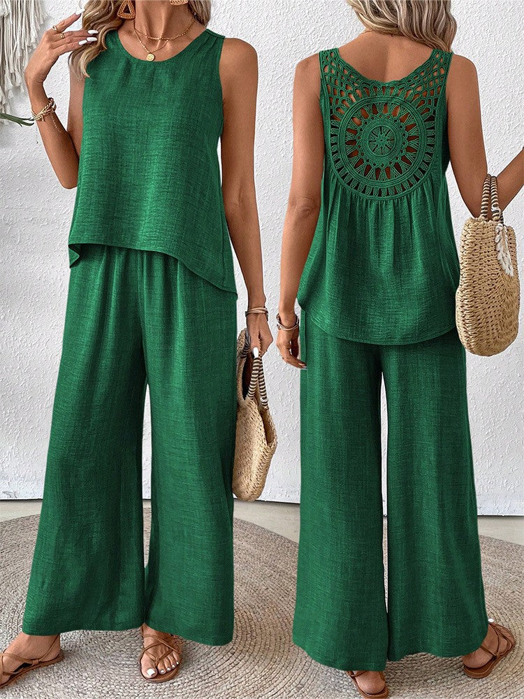 Marina™ | Conjunto Verano Fluido con Detalles Elegantes