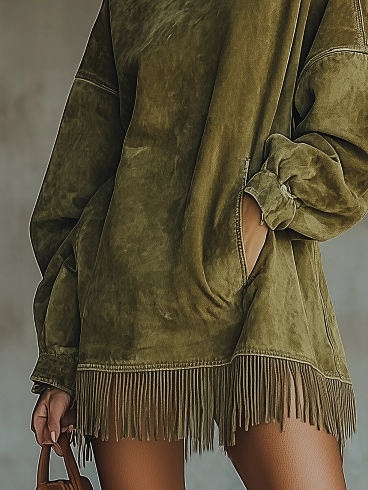 Sheri Vestido Chic con Delicados Flecos