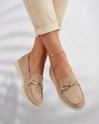 Manon khaki mokasyny