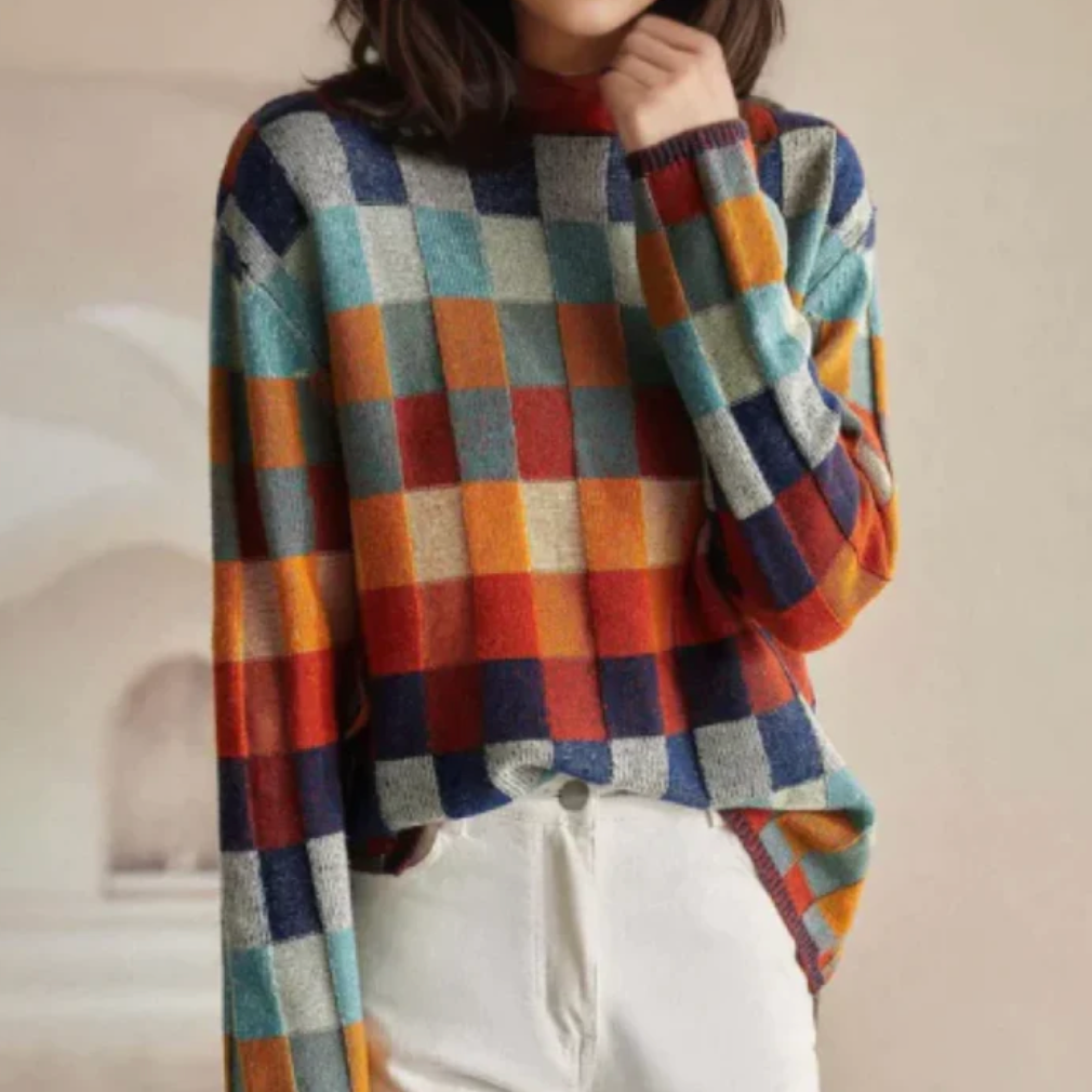 Isla | Przytulny Retro Sweter