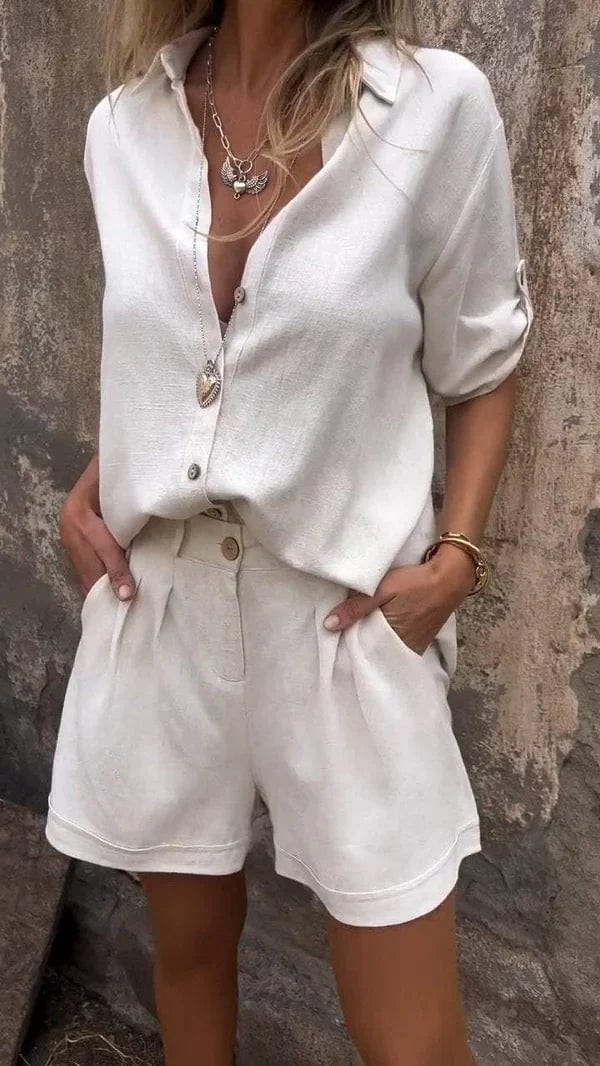Conjunto SORELLA | Conjunto de Lino Fresco y Ligero