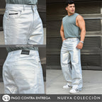 JEANS HOMBRE OVERSIZE TORNASOLADO REF 6-4410