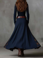 Michelle Vestido Maxi de Ante