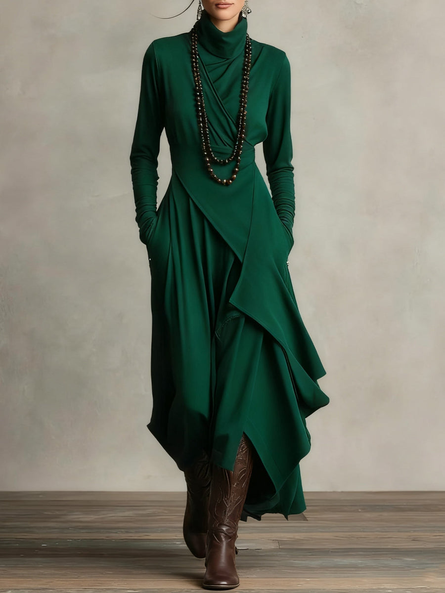 Patrizia Vestido Maxi Túnica Asimétrico