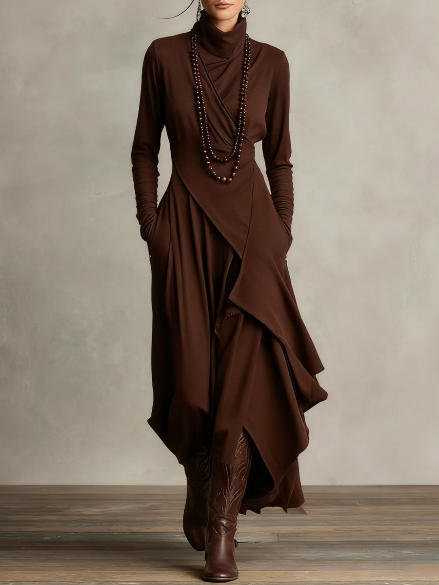 Patrizia Vestido Maxi Túnica Asimétrico
