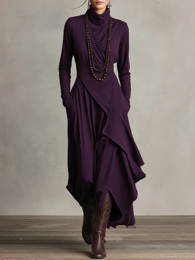 Patrizia Vestido Maxi Túnica Asimétrico
