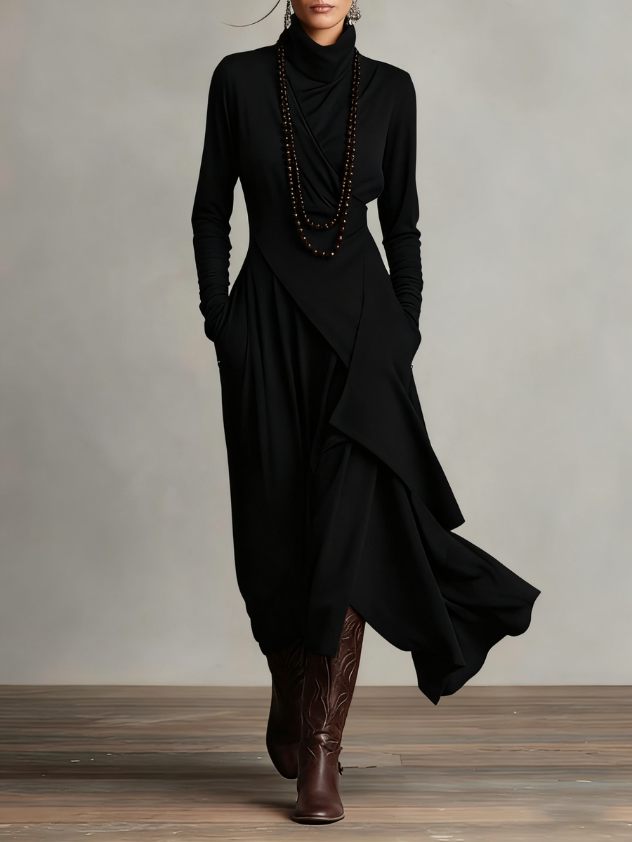 Patrizia Vestido Maxi Túnica Asimétrico