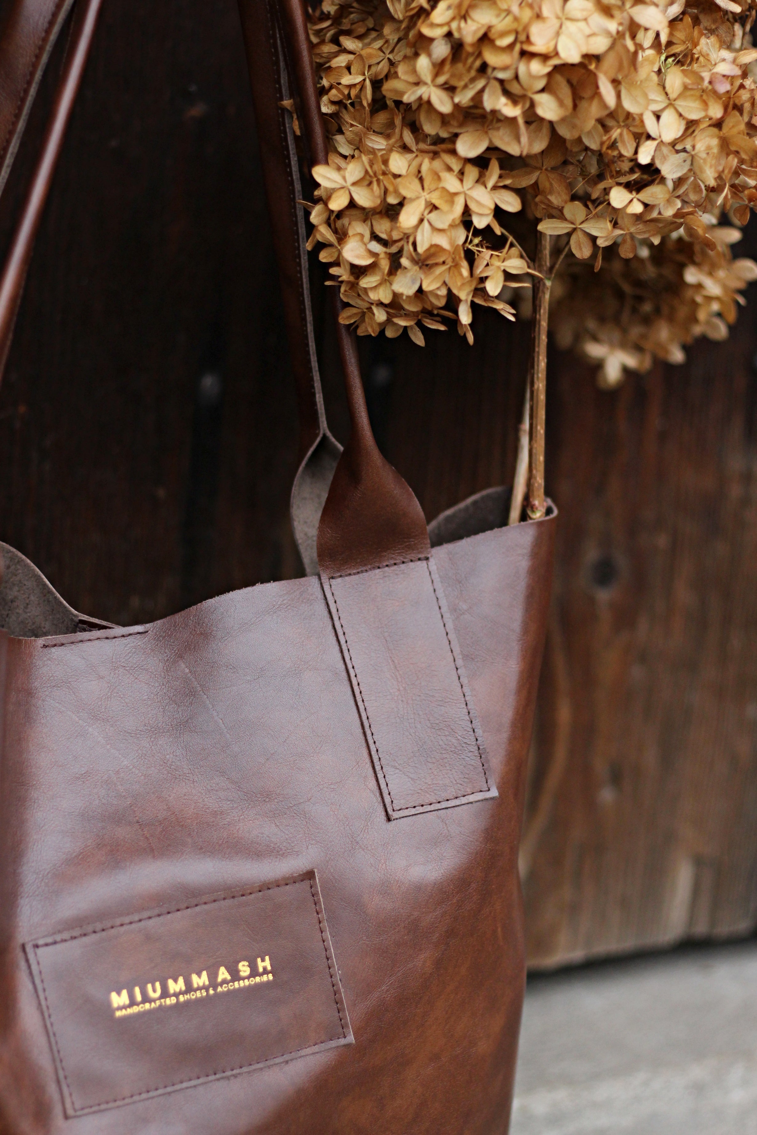 Oliwia torba shopper czekoladowy brąz