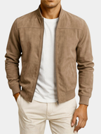 LAURENT MONACO | Chaqueta Bomber de Ante para Hombre