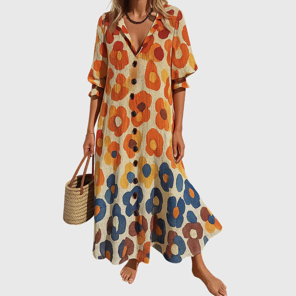 Scarlett | Elegancka Boho Sukienka Maxi