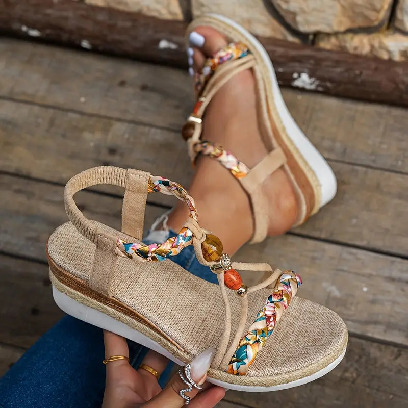 SANNE | Sandalias Confortables con Tacón Bajo para Cada Ocasión Veraniega