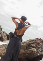 Cali Top Negro (100% Lino)