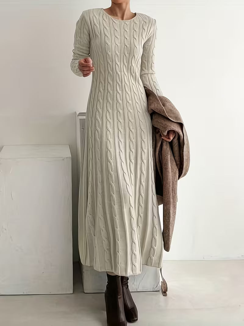 Jemima - Elegante Vestido Largo de Punto